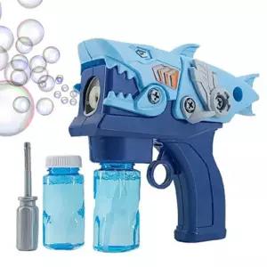 상어 버블건 DIY 비눗방울 총 어린이 공구놀이 세트