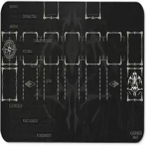 GuardMat - 룬 스티치 엣지 유희왕 호환 플레이매트 MTG 매직 더 개더링 LOTR TCG 오리지널 수공예 아트