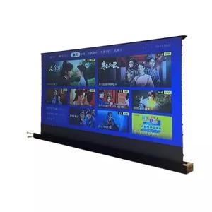 자동 롤링 스크린 바닥기립식 전동 프로젝터 홈시어터