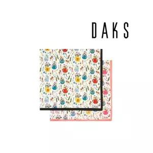 [하프클럽/닥스ACC]  DKA1403 닥스 나염 손수건