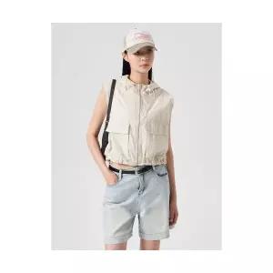 브랜드정품 에잇세컨즈 8SECONDS 스트링 후드 베스트 아이보리 (324739LY30) 356605