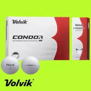 볼빅 콘도르 우레탄 화이트 카본 3피스 골프공 12구