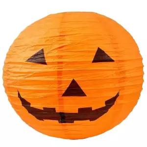 할로윈 종이등 40cm 오렌지호박 할로윈파티 장식