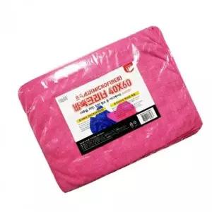 극세사 바둑 크리너 40x60 핑크 10개 세트
