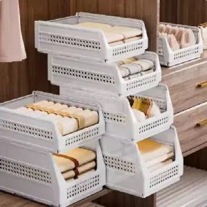 접이식 칸막이 서랍형 옷정리함 옷장 소품정리 슬라이딩