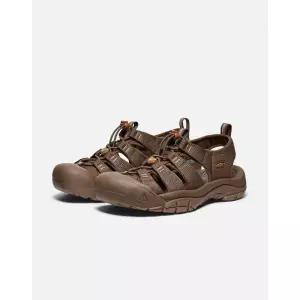 [백화점 정품] 킨 26SS [NEWPORT H2] 뉴포트 브라운 남성 스트랩 샌들 KNSO6E110W2