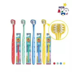 [MDB밀리언달러베이비]MDB 3면 유아 어린이칫솔 / 혀클리너 겸용