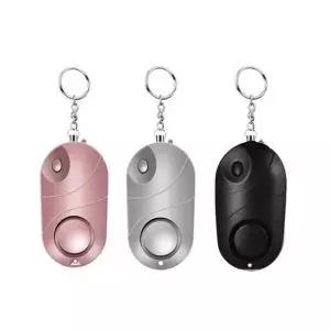 알람키링 경보 안전 긴급 자기방어 보안 led 손전등