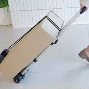 접이식 시장용 이동식 바퀴형 휴대용 바구니 쇼핑 카트