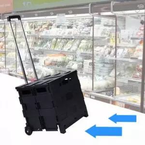 폴딩 카트 다용도 이동식 가벼운 접이식 대형 바퀴형 쇼핑