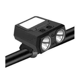 센서동작 LED COB 충전식 자전거 전조등 랜턴 안전등 자전거라이트 YT881 헤드랜턴 겸용