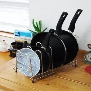 ( )후라이팬 정리를 깔끔하게 오로라 다용도 정리대 대