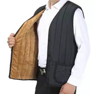 남성조끼 겨울 남성용 패딩융털조끼 방한조끼 작업복 패딩조끼