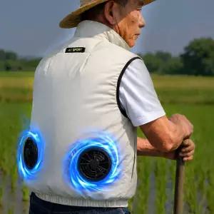 쿨링핏 선풍기조끼 쿨 쿨링 냉방 냉풍 통풍 아이스 얼음 에어컨 조끼