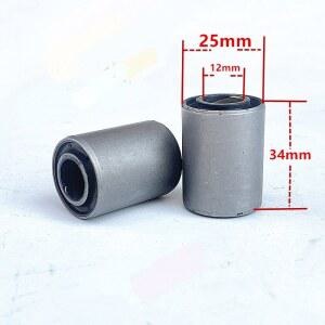 오토바이 부싱 리어 포크 피벗 엔진 마운트 절연 바 CG125 CG150 CG 125cc 150cc ZJ용 로트당