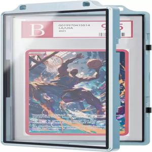 BGS 슬랩 케이스용 산세킹 등급 카드 가드 금속 자기 자외선 차단 적층 가능 유리 디스플레이 범퍼 핏 RPA