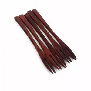 과일포크 5P 세트 옻칠 티포크 디저트 포크