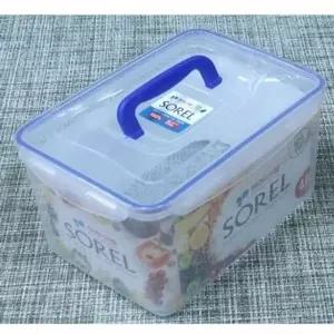 ( )정리 직사각 보관통 4L 냉장고 밀폐 용기 반찬통