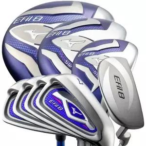 미즈노 에필8 10개 풀세트 여성용 2022년 병행 골프백포함