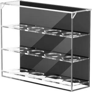 로키블 아크릴 골프공 디스플레이 케이스 벽걸이 랙 우아한 오피스 12홀 스탠드 장식 캐비닛 선반 홀더