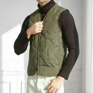 [더마인드]남성 기능성 경량 패딩 겨울 웰론 조끼 등산 골프 패딩조끼 HA329