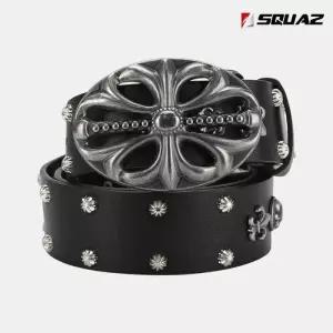 [스콰즈]스콰즈 타원 찡 벨트 허리띠 캐주얼 패션 벨트 SDU144