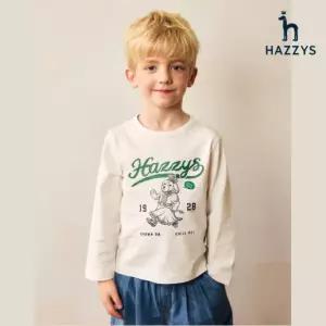 백화점 헤지스 레이디스 26KIDS 로고프린트 면 긴팔티셔츠 HBTS6EK11