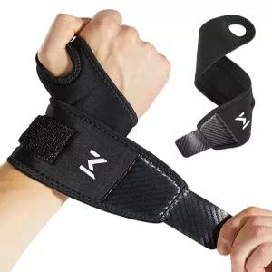 FVVVV 1쌍 TFCC 손목 보호대 건염에 대한 지지 긴장 스포츠 테니스 골프 역도용 조절 가능한 랩 블랙