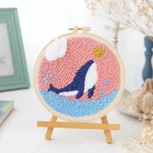 스킬자수세트 펀치 펀칭 니들 프랑스 자수 집콕 취미 DIY 키트 세트