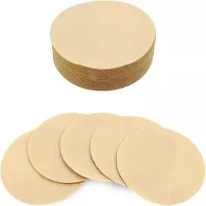 직경 2.5인치의 표백되지 않은 일회용 커피 티 필터 용지 100개 및 에스프레소 머신에 적합한 모카 포트