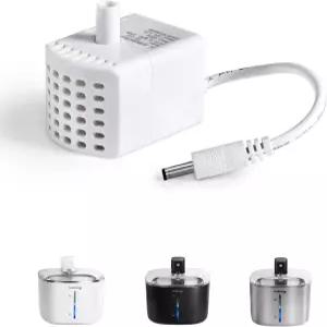 무선 및 배터리로 작동하는 4L/135fl oz 고양이 분수대에 호환되는 FEELNEDY 교체용 워터 펌프 YPD-C004P