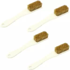 4 PCS 클라이밍 브러시 견고한 볼더링 등반 및 멧돼지의 털 브리스 핸들 분필 실내 암벽 야외 등산용