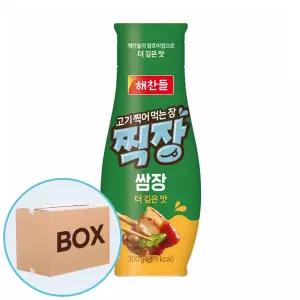 [박스] CJ 해찬들 찍장 쌈장 더 깊은맛 300g 30입