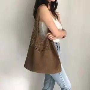 아트박스/다잇템 여자 스웨터 클래식 망사 좋은 숄더백