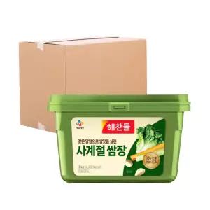 [박스] CJ 해찬들 사계절쌈장 3kg 4입