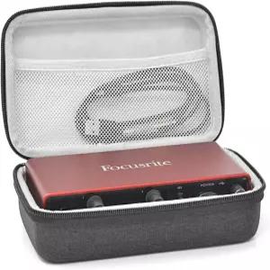 뮤지인 오디오 인터페이스 케이스 포커스라이트 스칼렛 2i2 3세대 커버 벨벳 인테리어(그레이)와