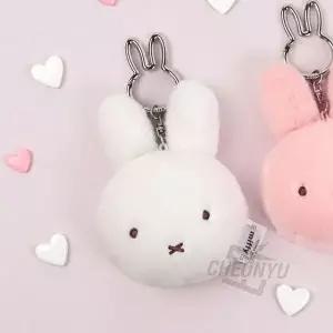 [셀러허브 패션]아이보리 미피 인형 거울 가방고리 열쇠고리 키링 (47728136)