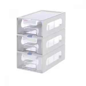 [JED] 박스 3단 멀티 수납함 정리 57033 플라스틱