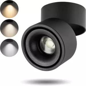 선메이 LED 조광 천장 스포트라이트 12W 3CCT 3000K/4000K/5000K 조절 가능한 실내 방향 룸 리빙 복도