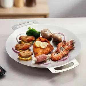 스테인리스 40cm 캠핑 그리들 구이판 불판 전용 가방 포함 세트