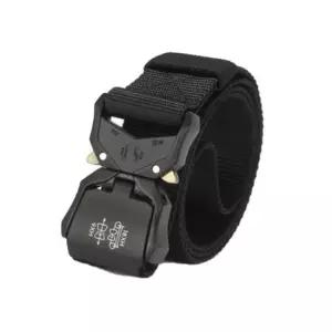 허리띠 군용벨트 아웃도어 버튼형 CROCO탄띠 택티컬벨트 블랙