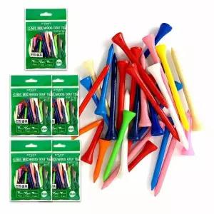 TBZ 턴트골프 S M L 혼합 골프 나무티 5팩 총150개입