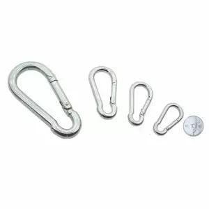 연결 고리 땅콩 카라비너 소형 4mm 16개 캠핑 기둥