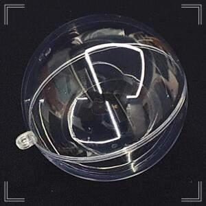 뽑기 캡슐 투명공 4p 플라스틱 크리스마스꾸미기 9cm 파티용품 QWCFD249