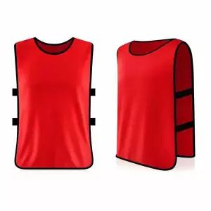 밴드형 단체 팀조끼 빨강 FREE