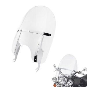 모터사이클 윈드스크린 2000 UP 할리 FLSTN FLST 분리형 팻보이 소프트 클래식 데이비슨 대형 X 클리어와 호환되는 FLSTFB 26 12인치 FLSTF 헤리티지