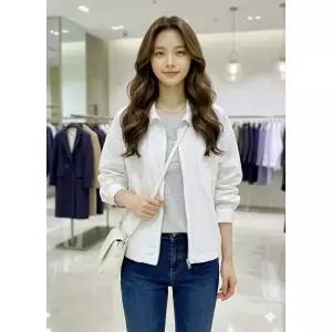 [롯데백화점]SOUP 셔츠형 밑단 끈조절 점퍼  SC4UJ9Z1