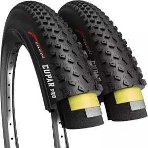 핀치 폴더블 26x2.10 산악 자전거 타이어 - 1mm 나일론 펑크 방지 기능이 있는 26인치 MTB XC 접이식