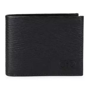 MUST IT_페레가모 남성 더블 간치니 로고 레더 반지갑 블랙챠콜) 66A064 733314