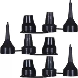 헬롱지 에어 펌프 교체 노즐 3팩 팽창식 헤드 부분 베드용 인플레이터 어댑터 액세서리 매트리스 등